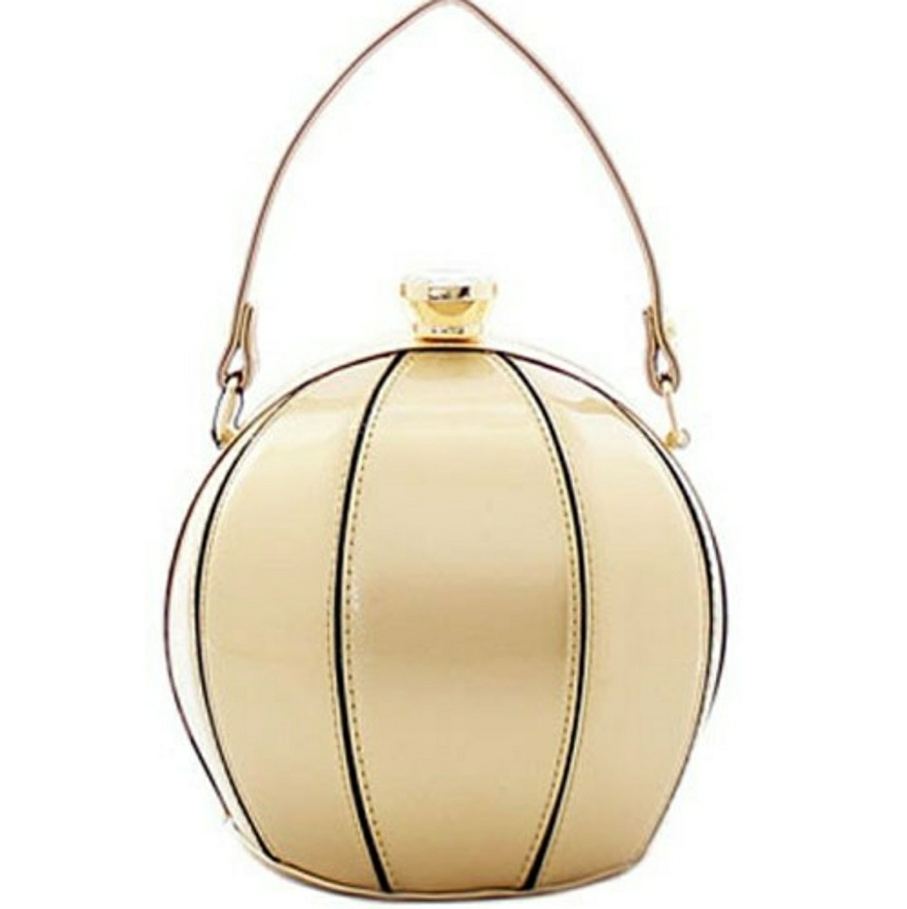D'ORCIA Mini Gold Basketball Purse